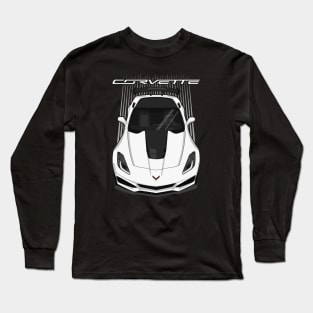 Corvette C7 ZR1 - White Long Sleeve T-Shirt